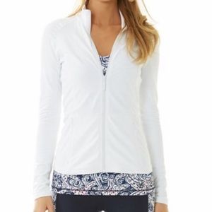 Lilly Pulitzer Luxletic White Jacket Medium